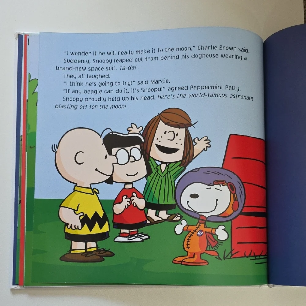 Peanuts Charlie Brown Book Bundle - Hardcover - Football And Space
